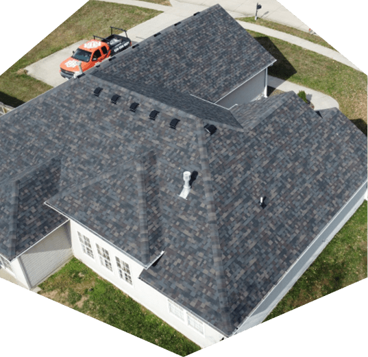 Roof repaired by Resolve Roofing
