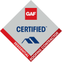 GAF Certified residential Roofing Contractor, logo
