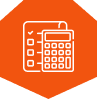 Calculator and checklist icon