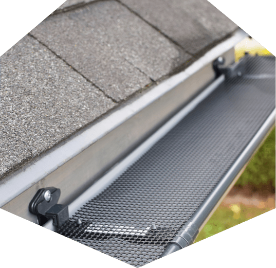 Gutter guards from Resolve Roofing