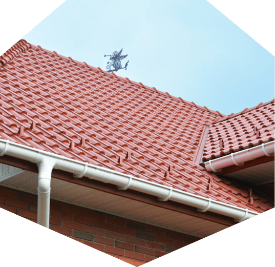 Gutters installation by the professionals at Resolve Roofing