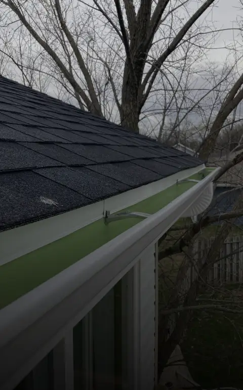 Gutter installation services from Resolve Roofing